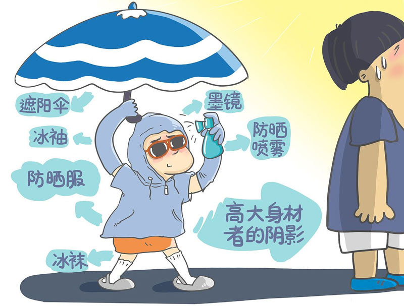 夏季來臨,防曬要上心! 夏季來臨,防曬要上心!