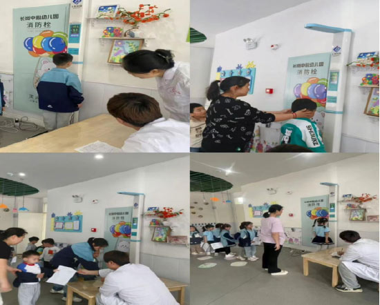 長崗中心幼兒園體檢現場 長崗中心幼兒園體檢現場